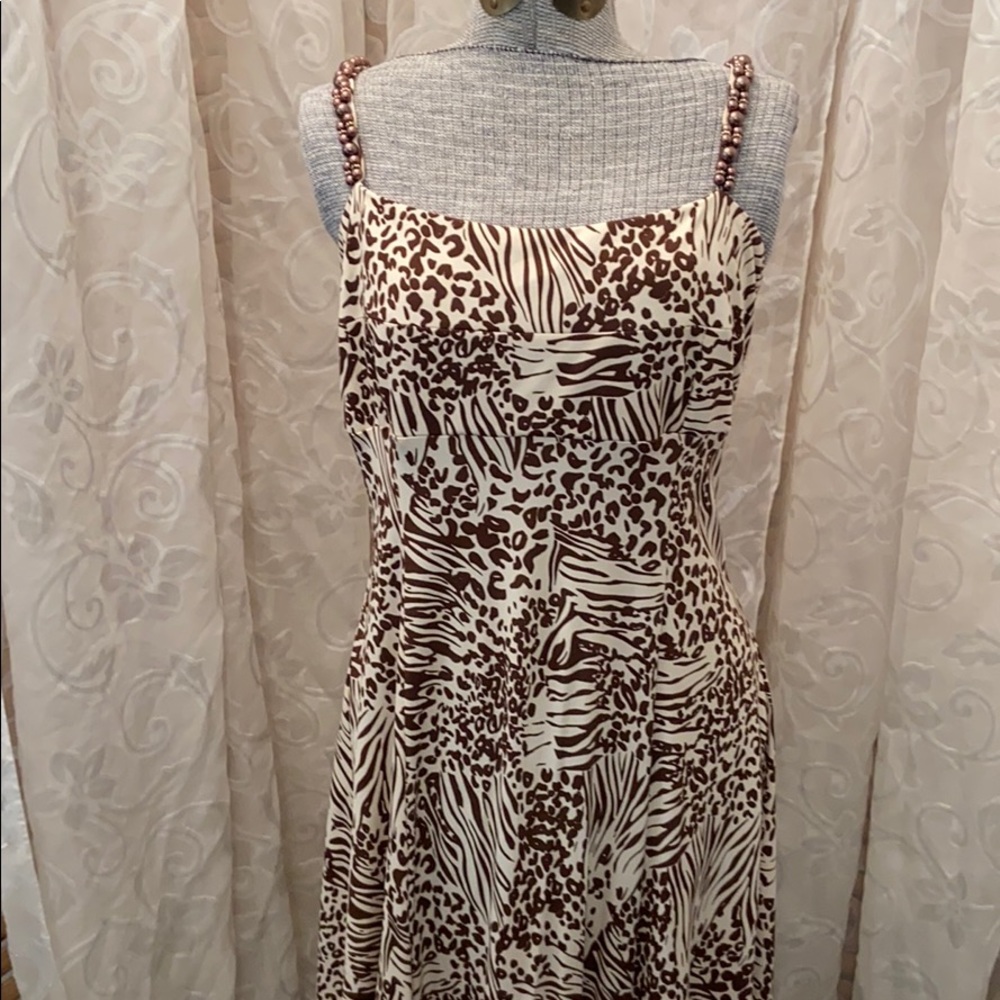 EUC Maggy Boutique animal print dress SZ 12